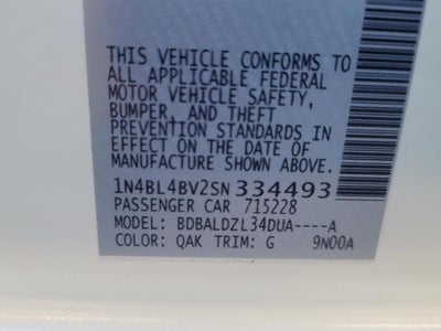 2025 Nissan Altima 2.5 S