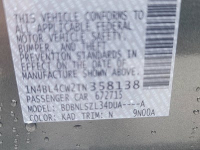 2026 Nissan Altima 2.5 SR
