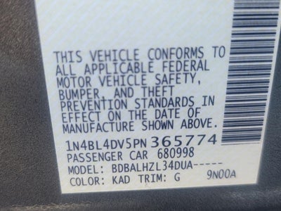 2023 Nissan Altima 2.5 SV