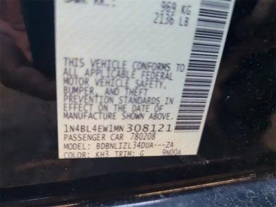 2021 Nissan Altima 2.5 SL