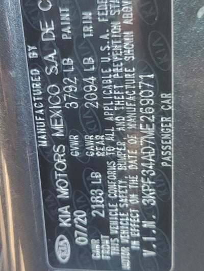 2021 Kia Forte GT-Line