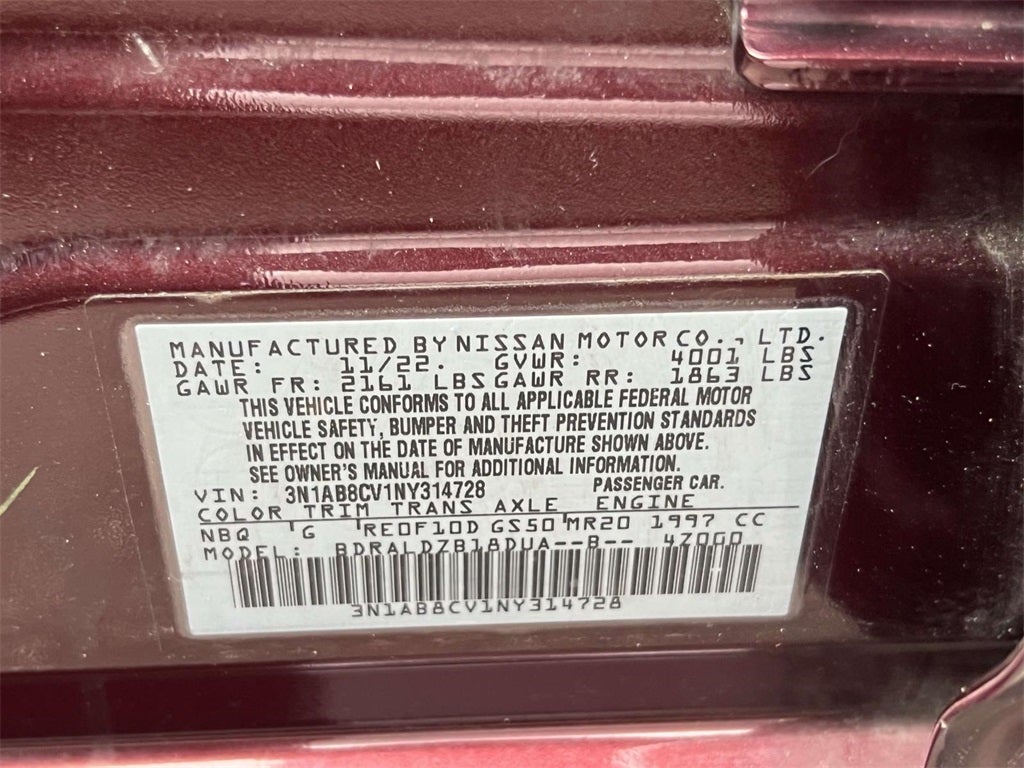 2022 Nissan Sentra SV