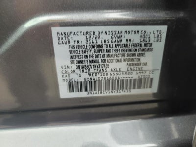 2022 Nissan Sentra SV