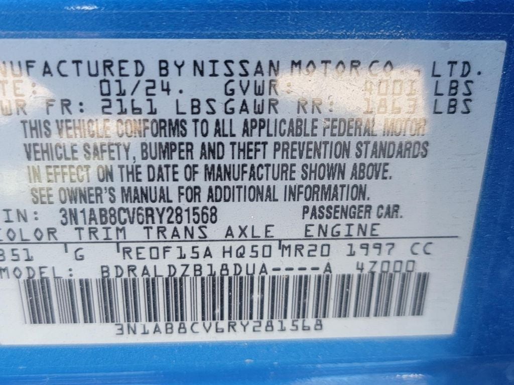 2024 Nissan Sentra SV