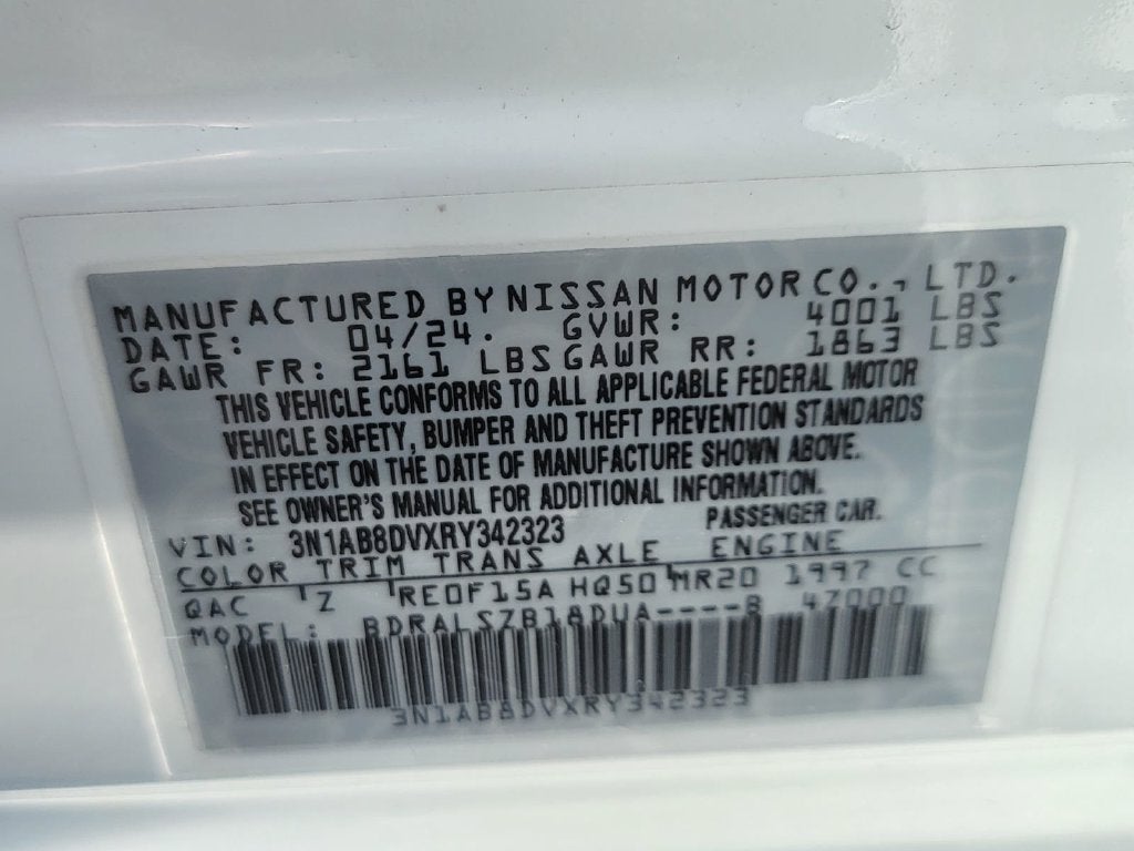 2024 Nissan Sentra SR