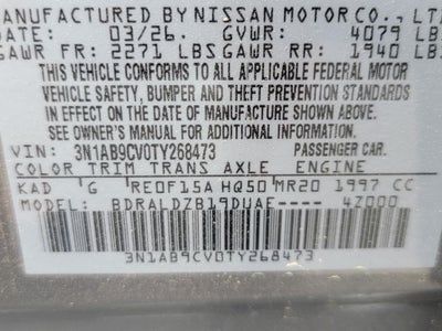 2026 Nissan Sentra SV