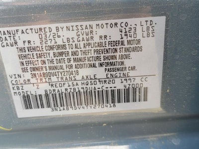 2026 Nissan Sentra SR