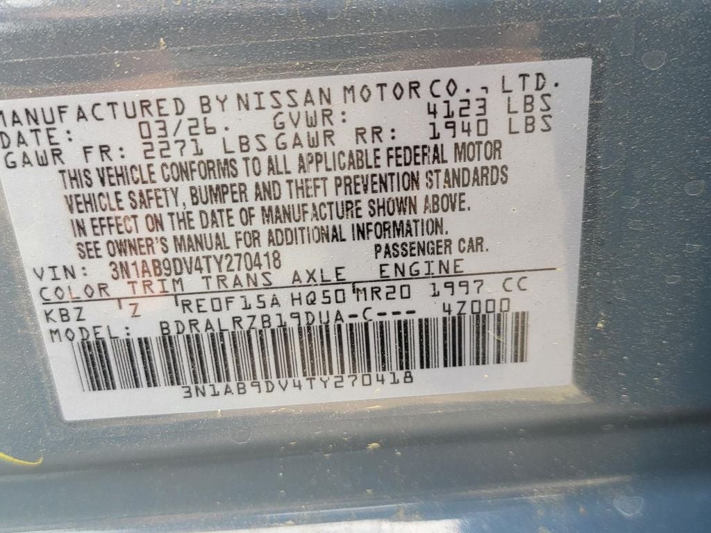 2026 Nissan Sentra SR