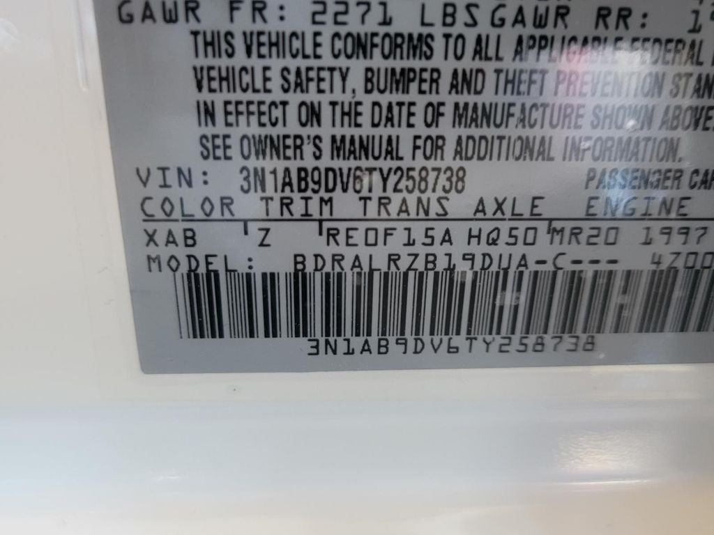 2026 Nissan Sentra SR