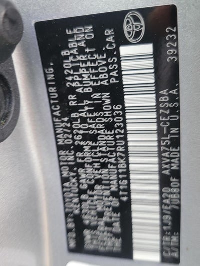 2024 Toyota Camry Base