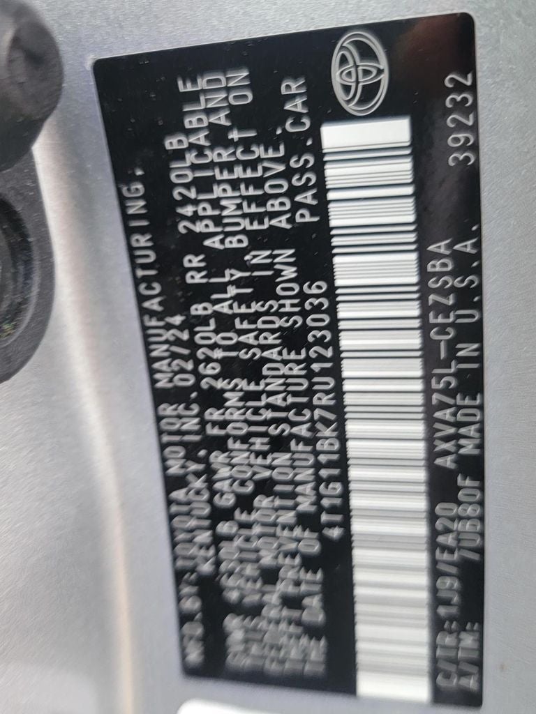 2024 Toyota Camry Base