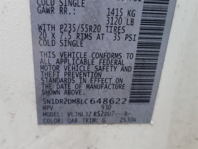 2020 Nissan Pathfinder Platinum