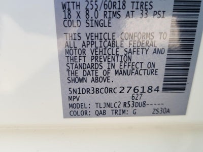 2024 Nissan Pathfinder SV