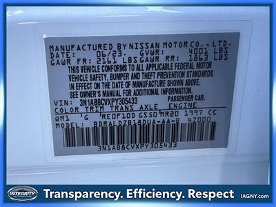 2023 Nissan Sentra SV