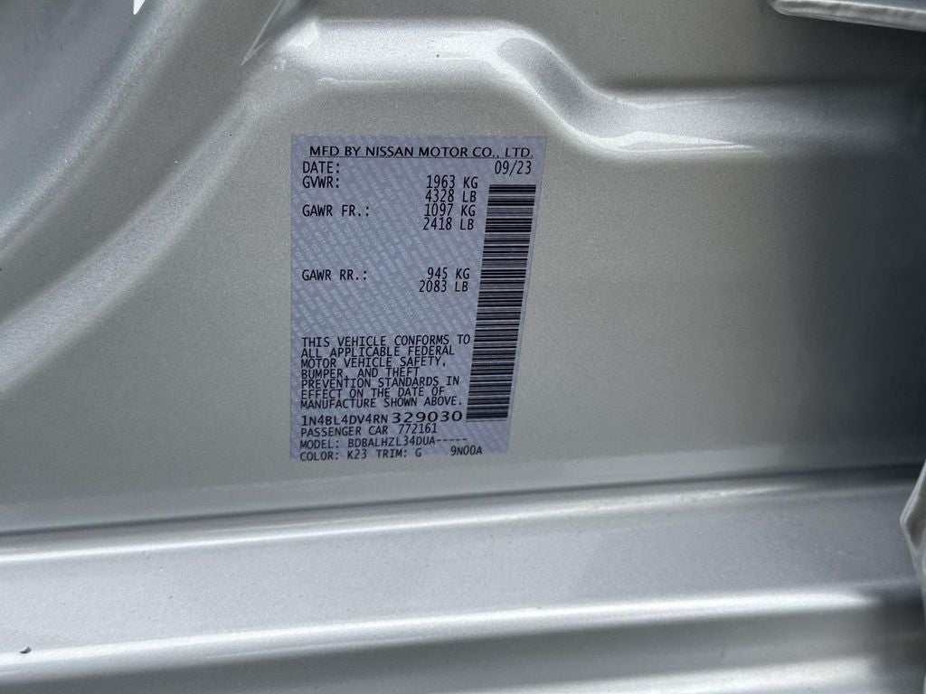 2024 Nissan Altima 2.5 SV