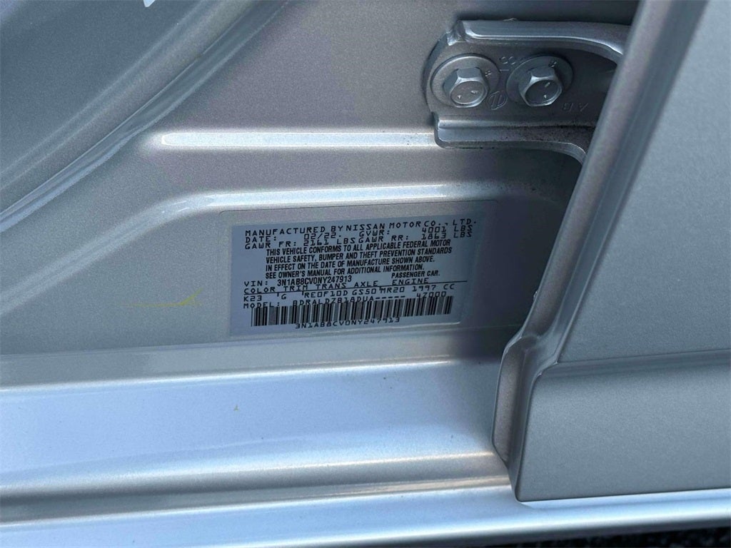 2022 Nissan Sentra SV