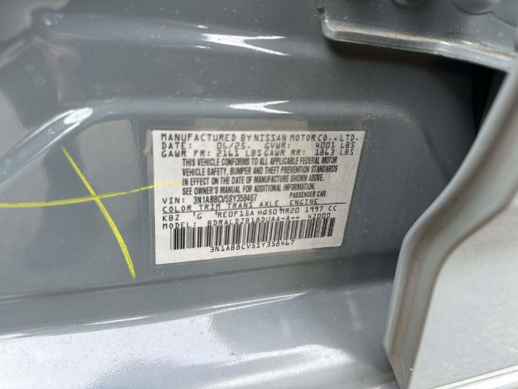 2025 Nissan Sentra SV