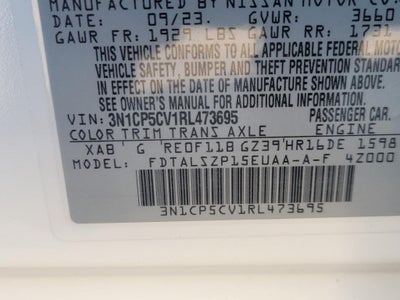 2024 Nissan Kicks SV CERTIFIED