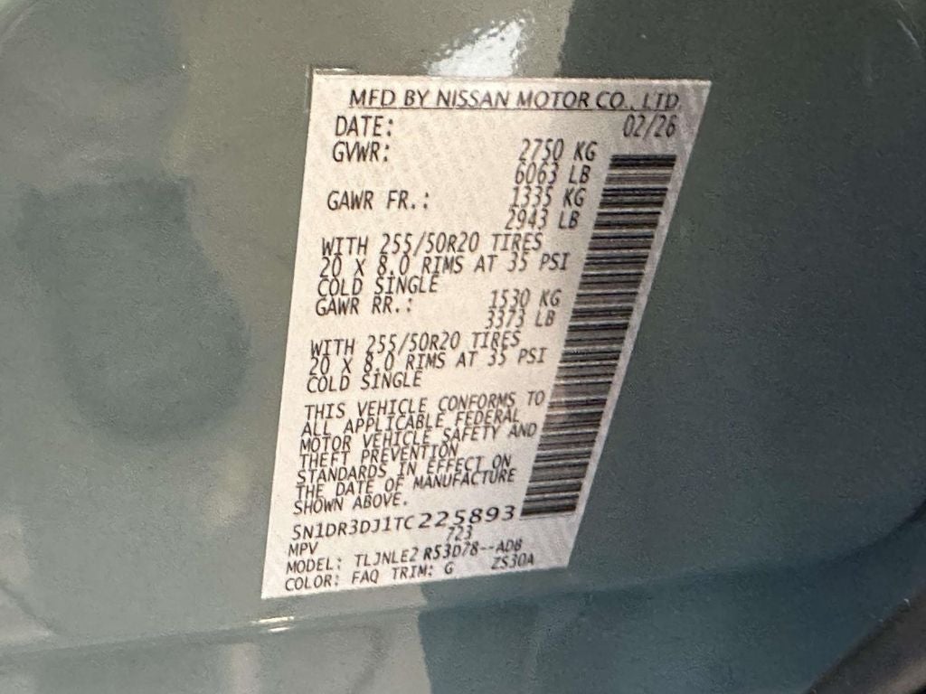 2026 Nissan Pathfinder Platinum
