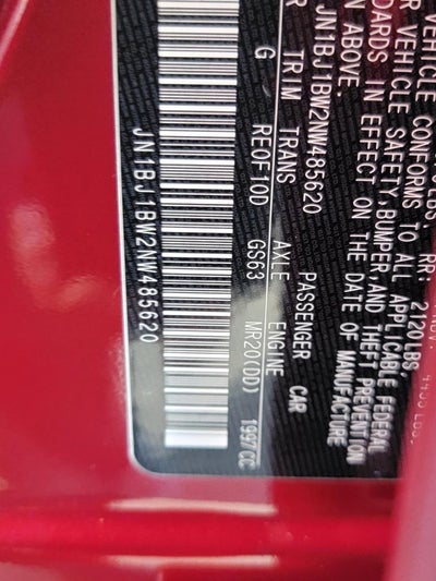 2022 Nissan Rogue Sport SV CERTIFIED