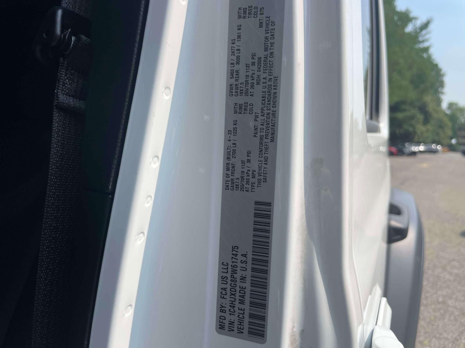 2023 Jeep Wrangler 4-Door Sport Altitude 4x4