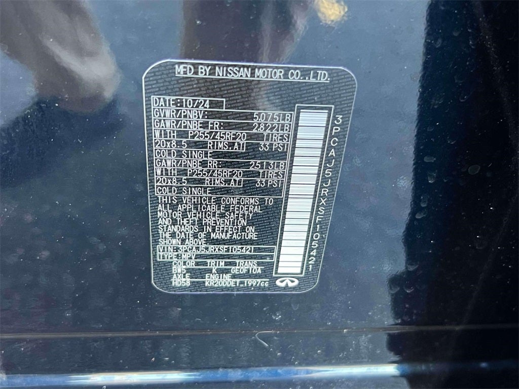 2025 INFINITI QX55 Luxe AWD