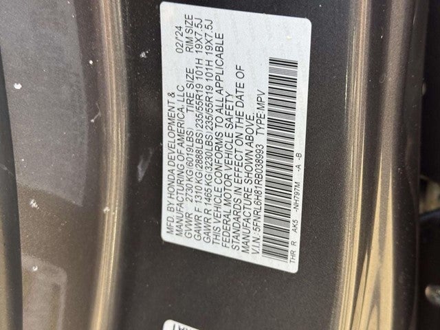2024 Honda Odyssey Touring