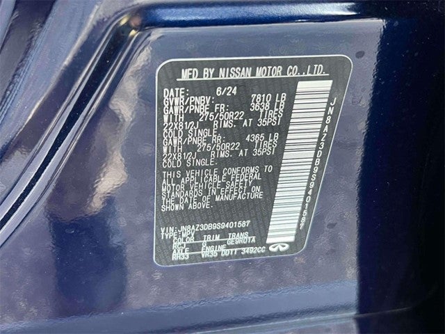 2025 INFINITI QX80 Sensory 4WD