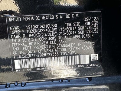 2024 Honda HR-V EX-L