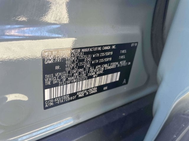 2019 Toyota RAV4 Adventure