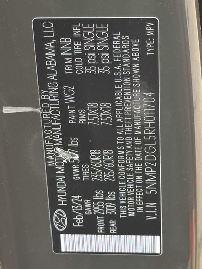 2024 Hyundai Santa Fe SEL