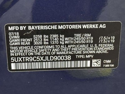 2018 BMW X3 xDrive30i