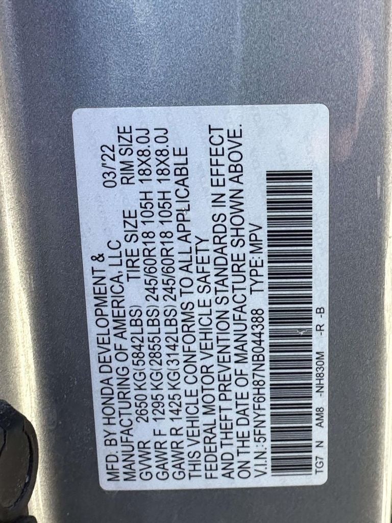 2022 Honda Pilot TrailSport