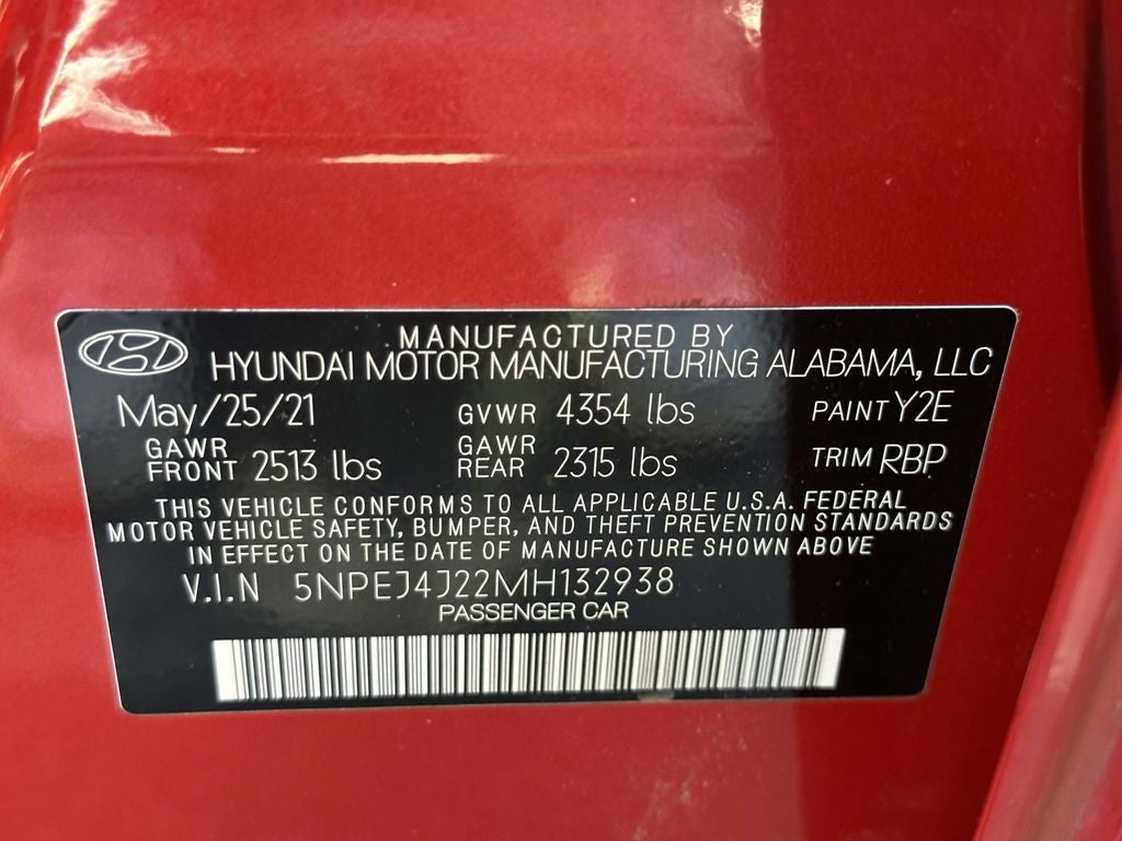 2021 Hyundai Sonata SEL Plus