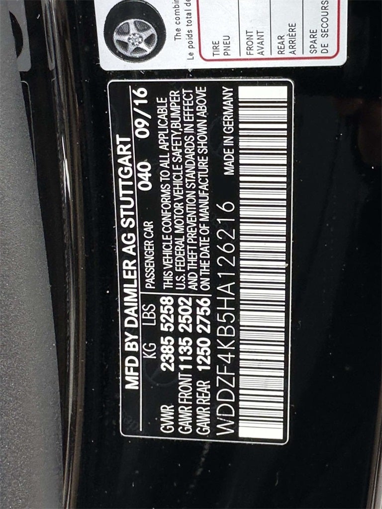 2017 Mercedes-Benz E-Class E 300 4MATIC®