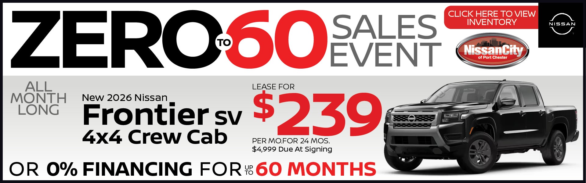 NEW 2026 NISSAN FRONTIER SV 4x4 CREW CAB