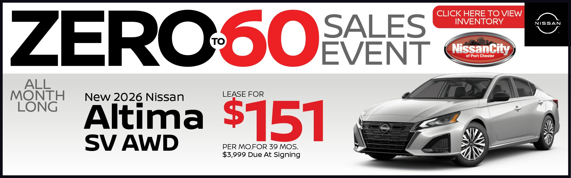 NEW 2026 NISSAN ALTIMA SV AWD