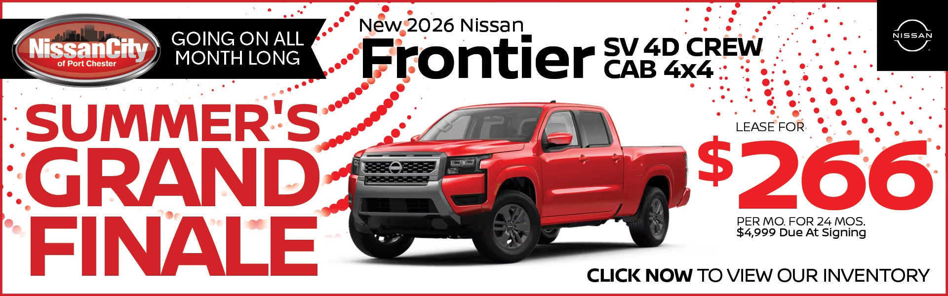 NEW 2026 NISSAN FRONTIER SV 4D CREW CAB 4x4