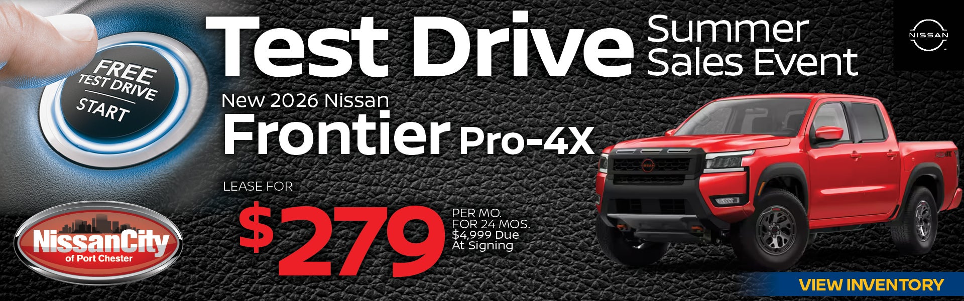 NEW 2026 NISSAN FRONTIER PRO-4X 