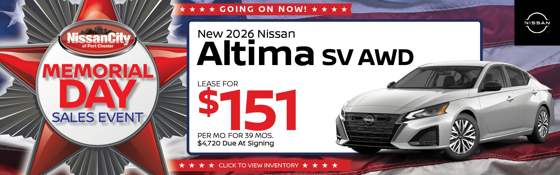 NEW 2026 NISSAN ALTIMA SV AWD
