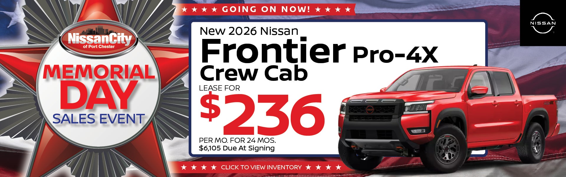 NEW 2026 NISSAN FRONTIER PRO-4X CREW CAB