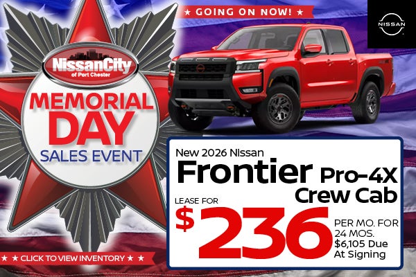 NEW 2026 NISSAN FRONTIER PRO-4X CREW CAB