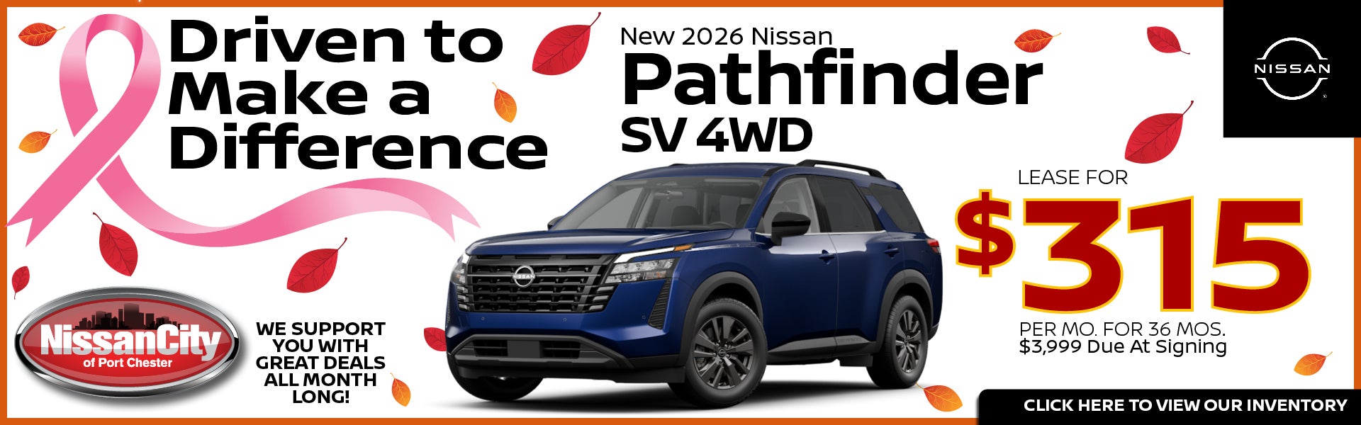 NEW 2026 NISSAN PATHFINDER SV 4WD