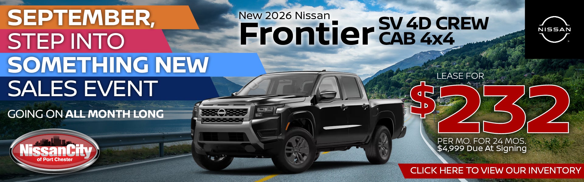 NEW 2026 NISSAN FRONTIER SV 4D CREW CAB 4x4 