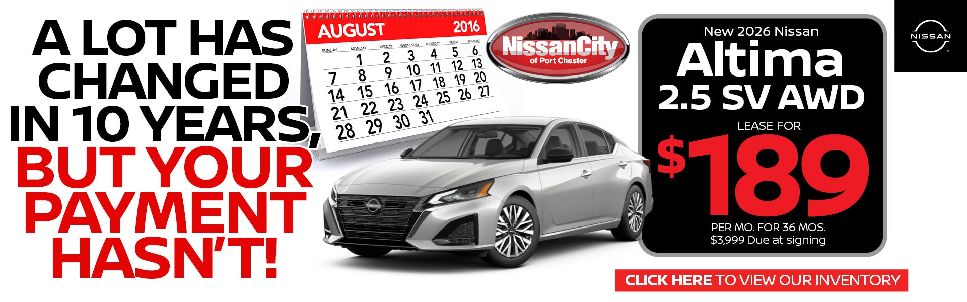 NEW 2026 NISSAN ALTIMA 2.5 SV AWD